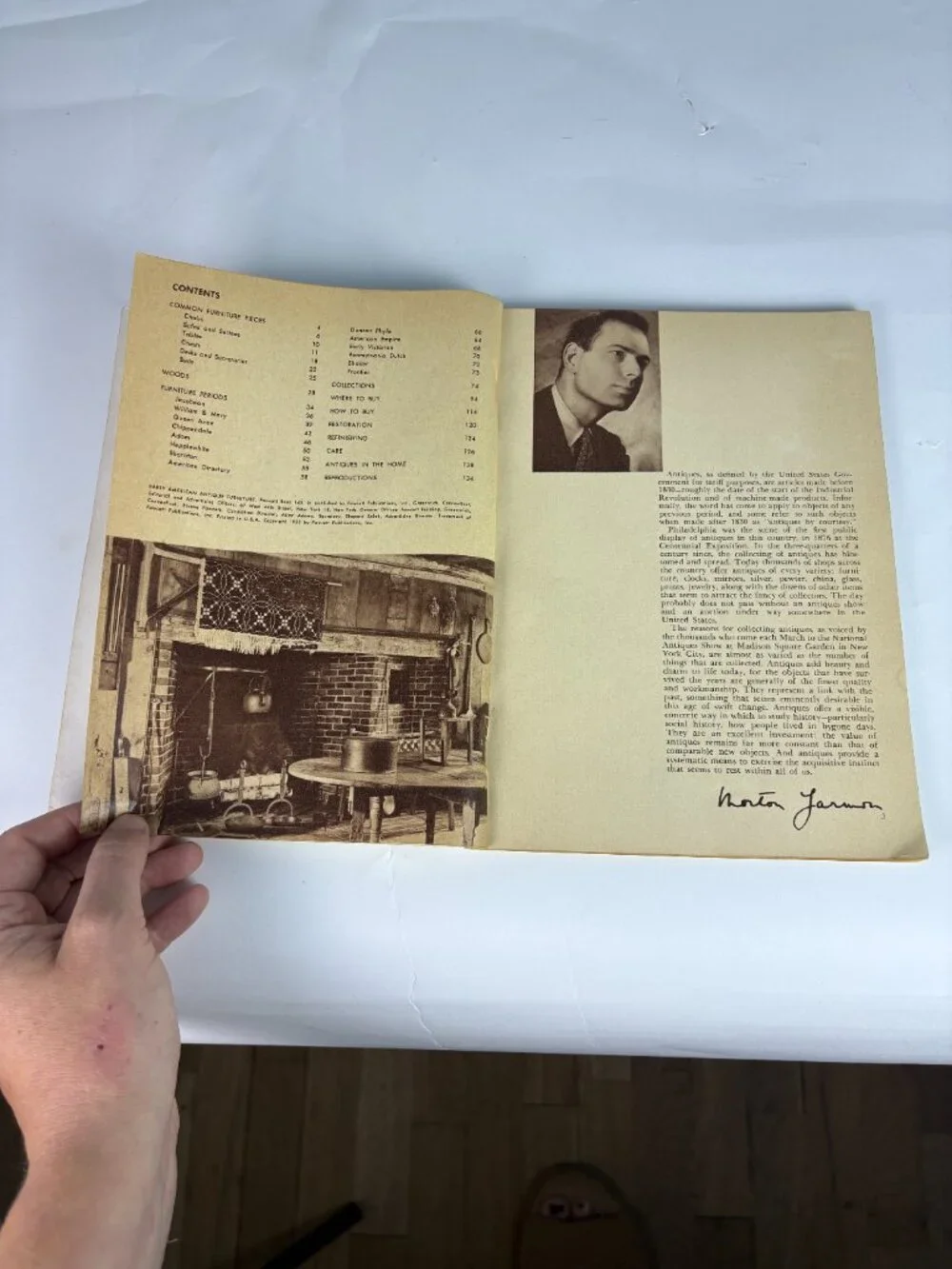 Vintage Early American Antique Furniture Book by Morton Yarmon | 1952 Fawcett